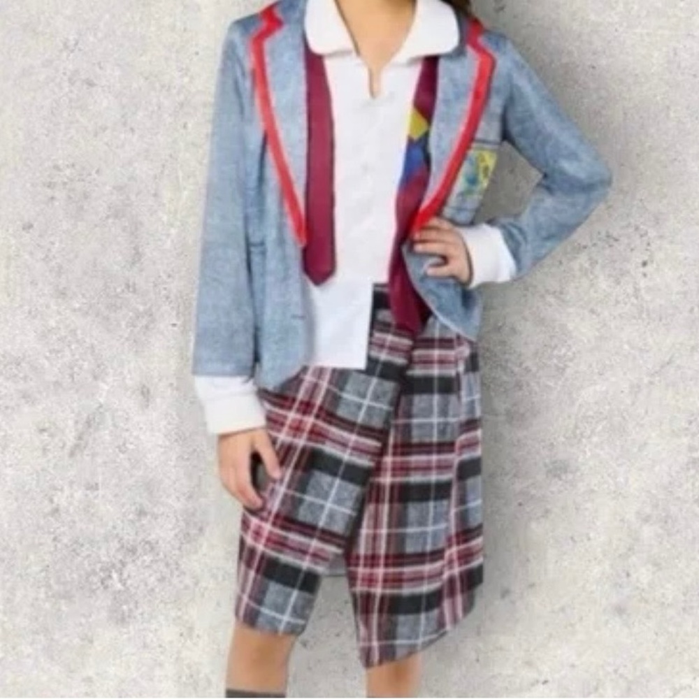 Astrid School Uniform Halloween Large Beetle Juice Kids Costume